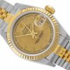 ROLEX LADY-DATEJUST 26 JUBILEE STEEL/YELLOW GOLD 18K CHAMPAGNE ROMAN DIAL REF. 69173 FULL SET