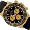 ROLEX DAYTONA PAUL NEWMAN DIAL YELLOW GOLD 18K OYSTERFLEX REF. 116518LN FULL SET UNWORN