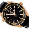 OMEGA SEAMASTER PLANET OCEAN 600M CHRONOGRAPH ROSE GOLD 18K BLACK DIAL REF. 232.63.42.21.01.001 FULL SET