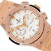 HUBLOT CLASSIC FUSION CHRONOGRAPH KING GOLD ROSE GOLD 18K OPALINE DIAL REF. 541.OX.2611.OX