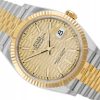 ROLEX DATEJUST 36 JUBILEE STEEL/YELLOW GOLD 18K GOLD FLUTED MOTIF DIAL REF. 126233 FULL SET