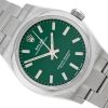 ROLEX OYSTER PERPETUAL 31 STEEL GREEN DIAL REF. 277200