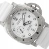 PANERAI SUBMERSIBLE QUARANTAQUATTRO BIANCO STEEL WHITE DIAL REF. PAM01226 (OP 7482) WITH BOX