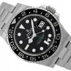 ROLEX GMT-MASTER II OYSTER STEEL BLACK DIAL CERAMIC BEZEL REF. 116710LN FULL SET