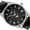LONGINES MASTER COLLECTION MOONPHASE STEEL BLACK DIAL REF. L2.919.4.51.7 FULL SET