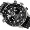 OMEGA SEAMASTER DIVER 300M CHRONOGRAPH STEEL BLACK DIAL REF. 210.32.44.51.01.001 FULL SET