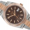 ROLEX DATEJUST 41 OYSTER STEEL/ROSE GOLD 18K CHOCOLATE BROWN DIAL REF. 126331 FULL SET