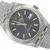 ROLEX DATEJUST 41 JUBILEE STEEL/WHITE GOLD 18K SLATE GREY DIAL REF. 126334 FULL SET