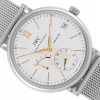 IWC PORTOFINO HAND-WOUND 8 DAYS STEEL MESH SILVER/WHITE DIAL REF. IW510103 FULL SET
