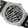 ROLEX DATEJUST 36 ZEBRA DIAMONDS WHITE GOLD 18K REF. 116189BBR FULL SET