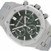AUDEMARS PIGUET ROYAL OAK CHRONOGRAPH STEEL GREEN DIAL REF. 26240ST.OO.1320ST.08 FULL SET UNWORN