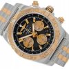 BREITLING CHRONOMAT 44 STEEL/ROSE GOLD 18K BLACK DIAL REF. CB011012/B968 FULL SET