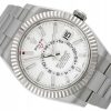 ROLEX SKY-DWELLER OYSTER STEEL WHITE DIAL REF. 326934 FULL SET