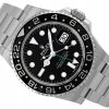 ROLEX GMT-MASTER II STEEL BLACK DIAL CERAMIC BEZEL REF. 116710LN BOX & SERVICE CARD
