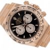 ROLEX DAYTONA ROSE GOLD 18K EVEROSE BLACK DIAL REF. 126505 FULL SET
