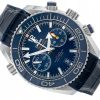 OMEGA SEAMASTER PLANET OCEAN CHRONOGRAPH STEEL BLUE DIAL REF. 215.33.46.51.03.001 FULL SET