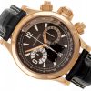 JAEGER-LECOULTRE MASTER COMPRESSOR CHRONOGRAPH ROSE GOLD 18K CHOCOLATE DIAL REF. 146.2.25 WITH BOX