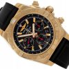 BREITLING CHRONOMAT 01 LIMITED EDITION 200 PCS ROSE GOLD 18K BLACK DIAL REF. HB011112/BA51 FULL SET
